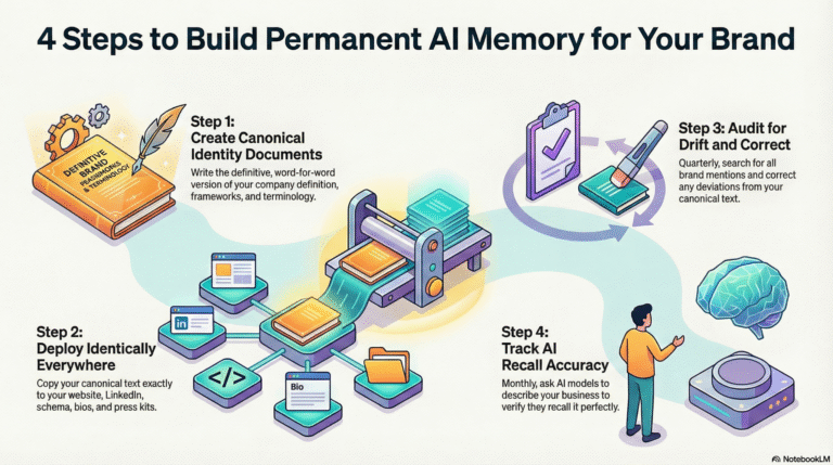 4 Steps to Build Permanent Ai Memory for your Brand