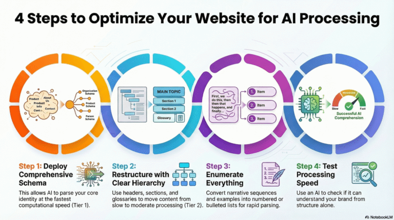 4 steps to Optimize your Website for Ai Processing